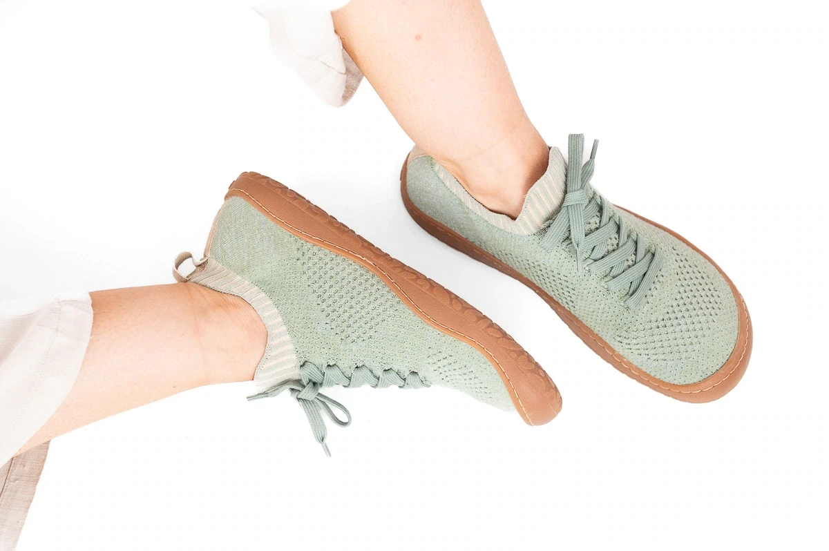 Босоногие кроссовки Sambas the bambas Essence Ayla — мятные, фото 14