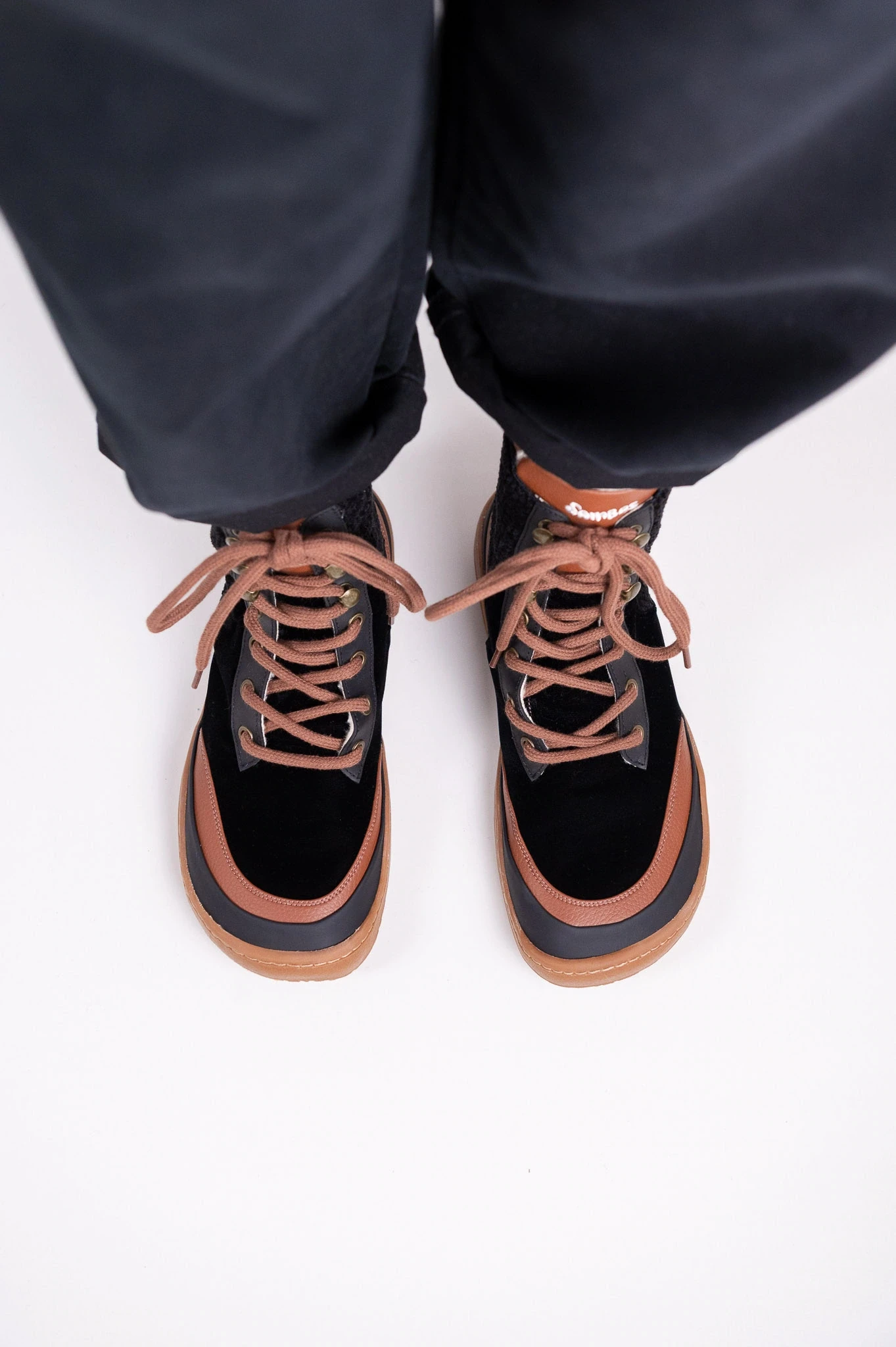 Босоногие ботинки Sambas the bambas Ebony — чёрные, фото 4
