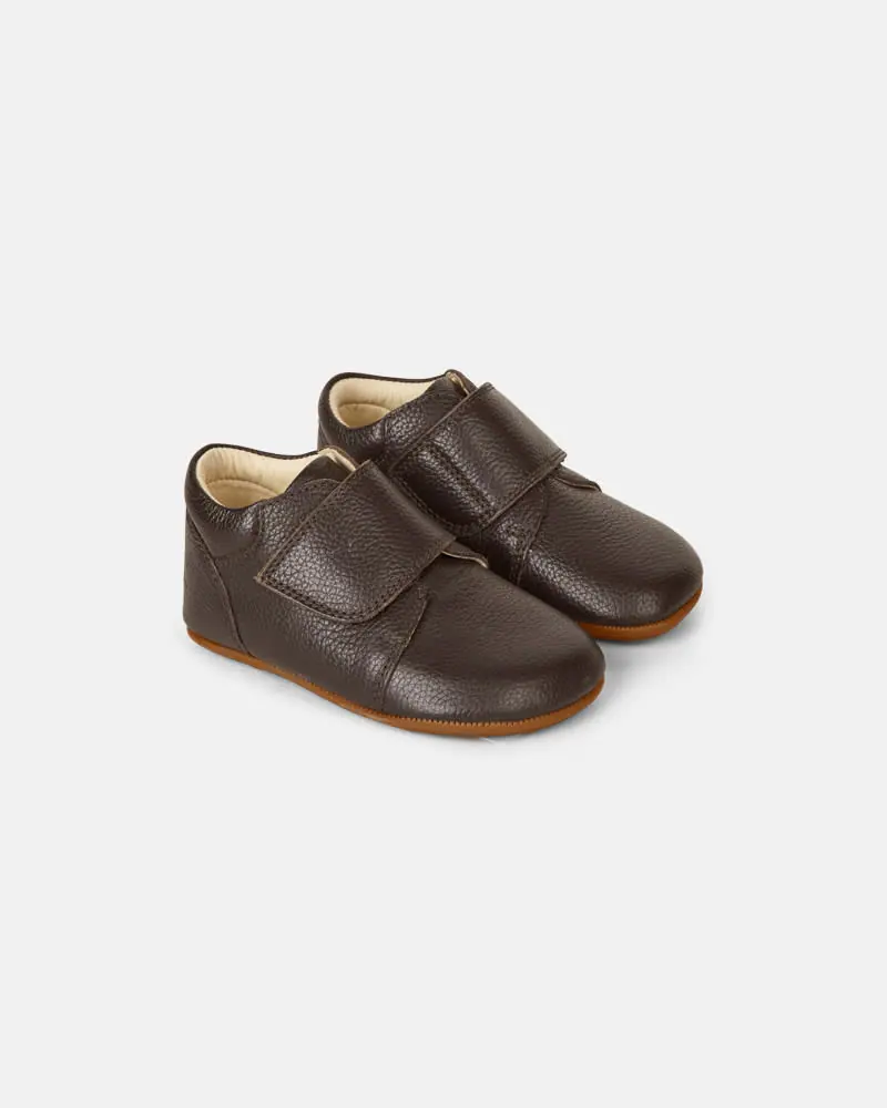 Детские босоногие домашние тапочки Bundgaard Tannu Dark Brown