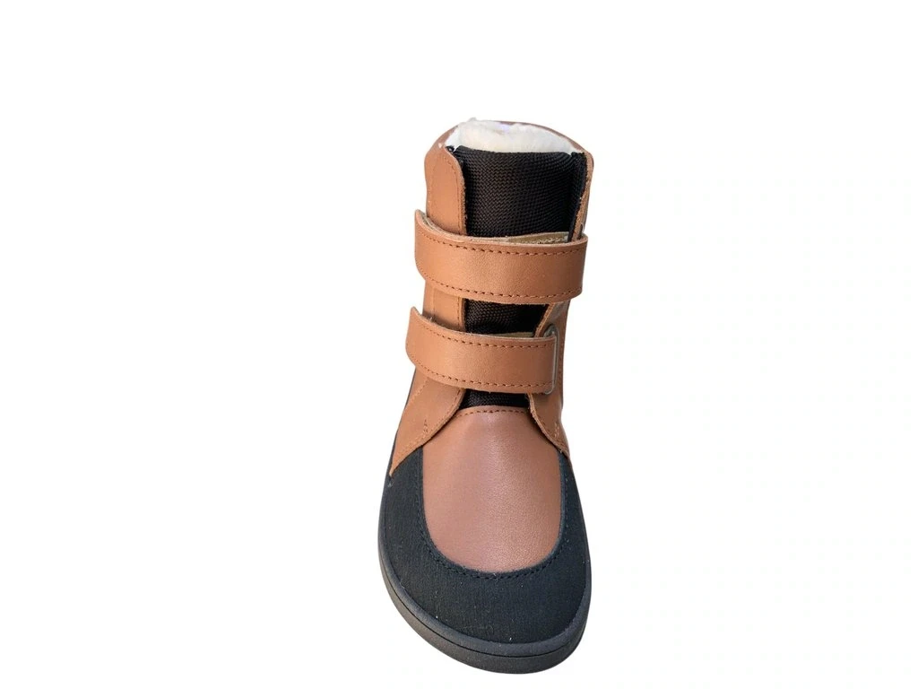Ботинки Baby Bare Febo Winter Asfaltico — коричневый (детские), фото 2