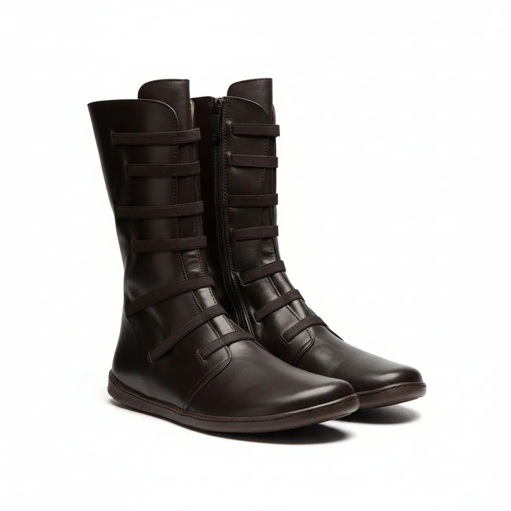 Женские ботинки ZAQQ ATTRAQT Stretch Nappa Brown (коричневый цвет) — фото 1 из 20