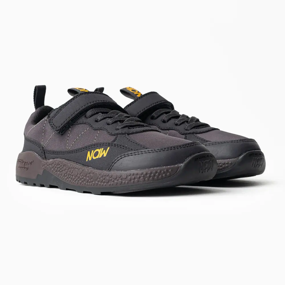 Детские босоногие кроссовки NAW Mud Trail Kids — Triple Black — фото 1 из 7