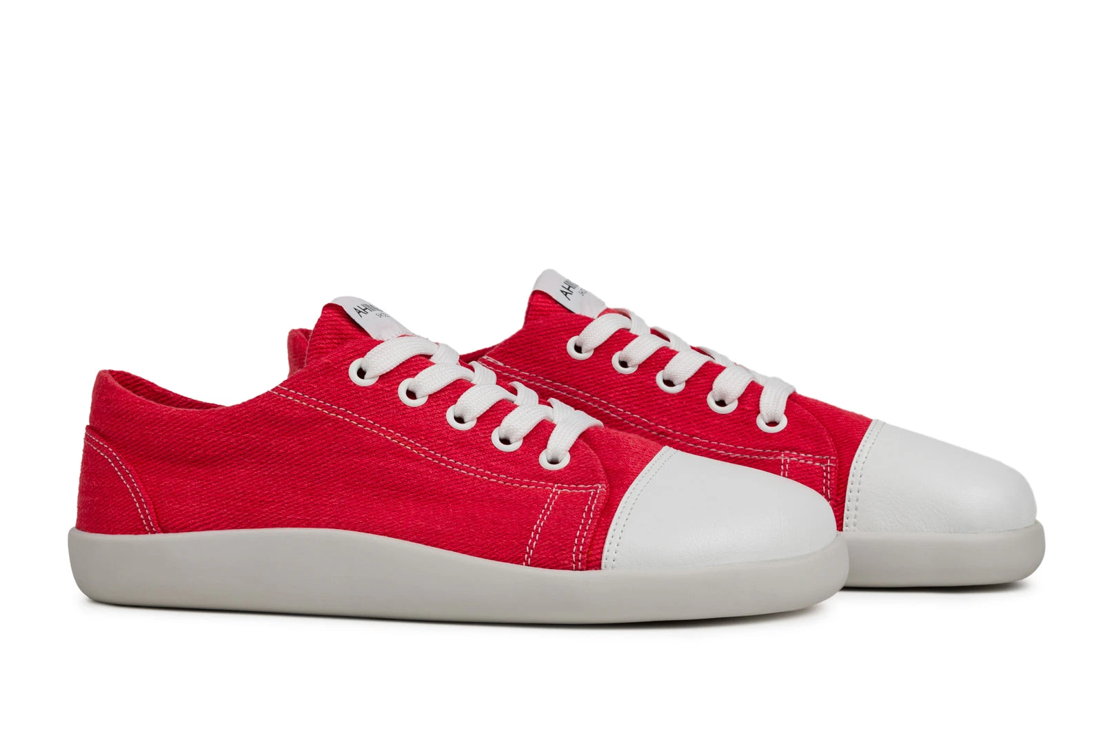 Кроссовки Ahinsa Street Hemp Barefoot — красный, фото 2